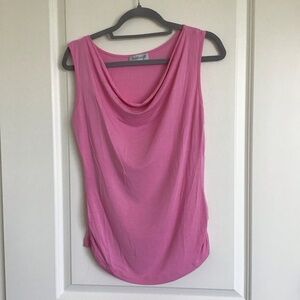 Kettlewell UK Pink Cowl-neck Sleeveless Top